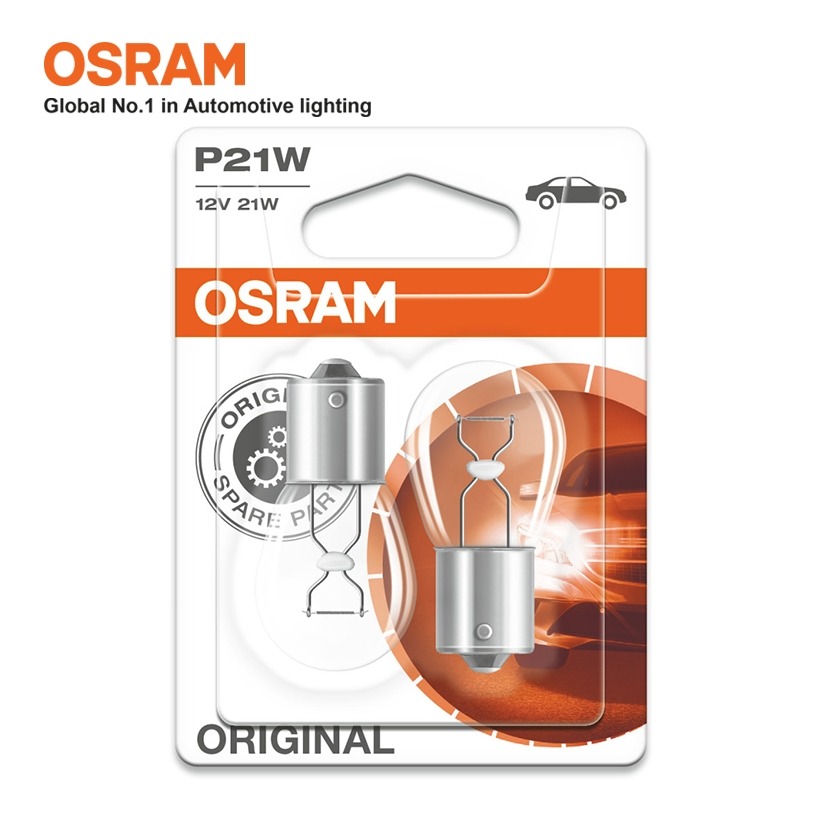 Bóng đèn Osram 1 tim S25 P21W 12V chân lệch