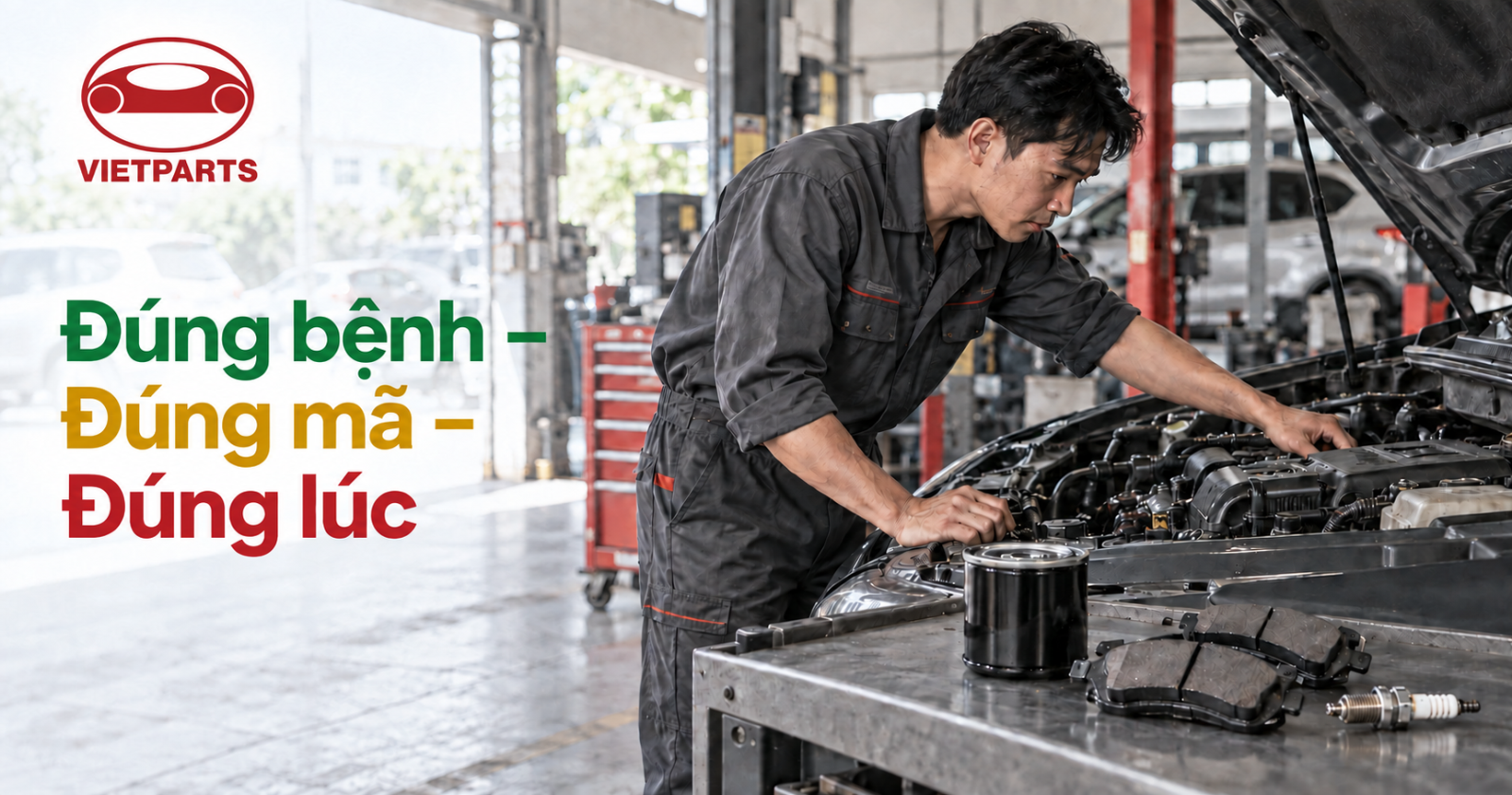 Phụ tùng cho garage: Kiểm tra đúng bệnh, chọn đúng mã