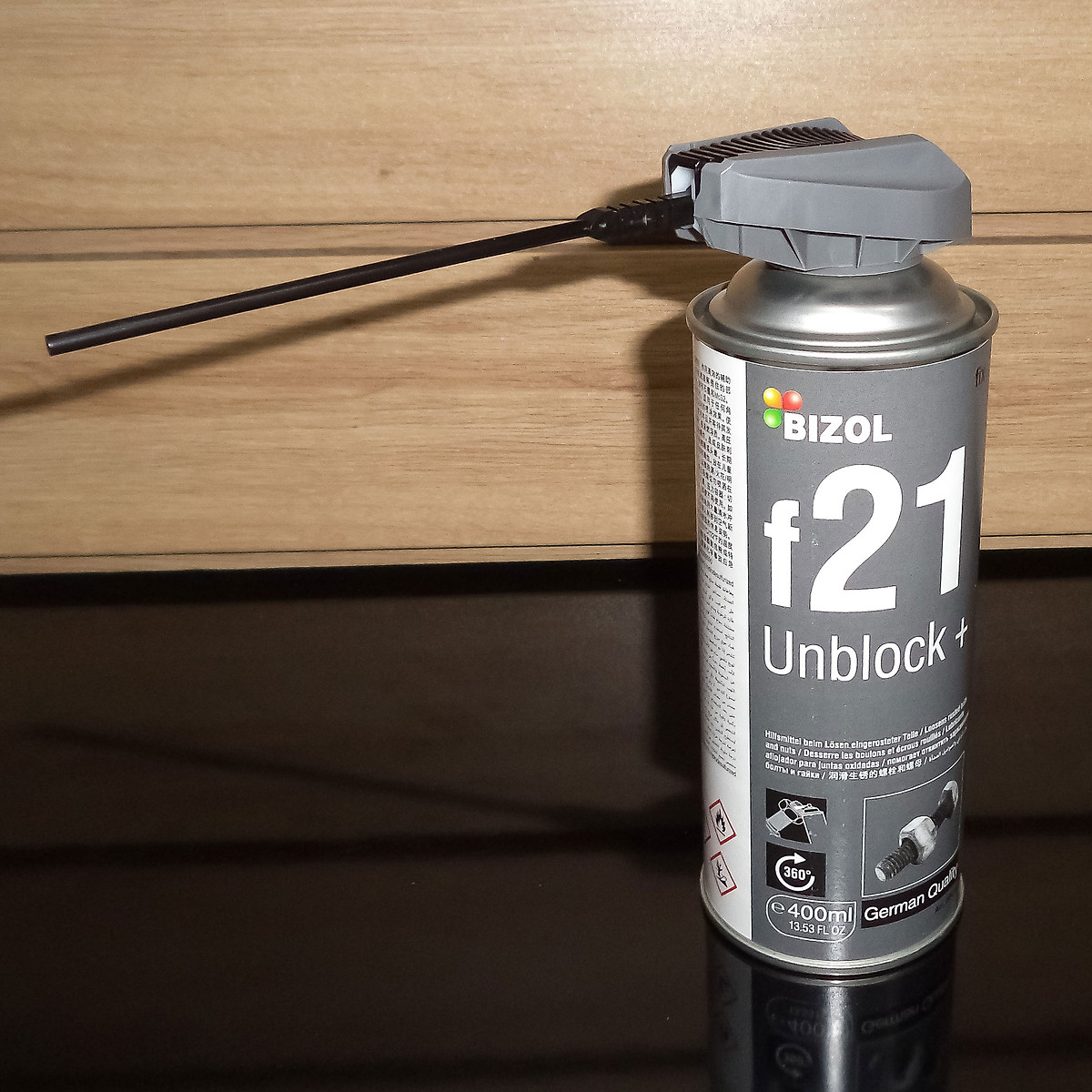 Bình xịt tẩy gỉ, tăng bôi trơn Bizol f21