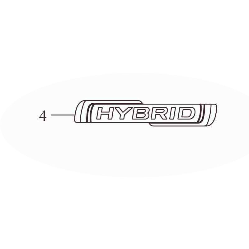 Tem chữ HYBRID sau Ertiga hybird