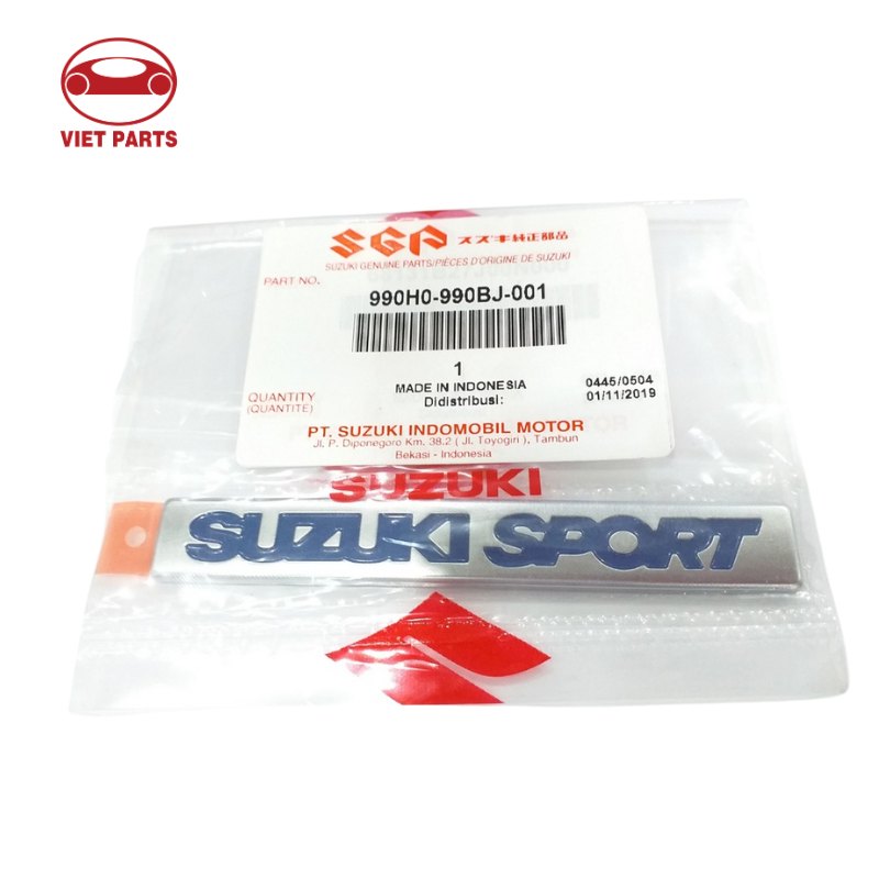 Tem chữ Suzuki Sport