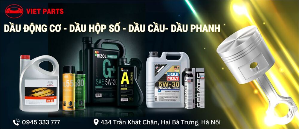 Dầu ô tô chính hãng, tiết kiệm nhiên liệu, bảo vệ máy