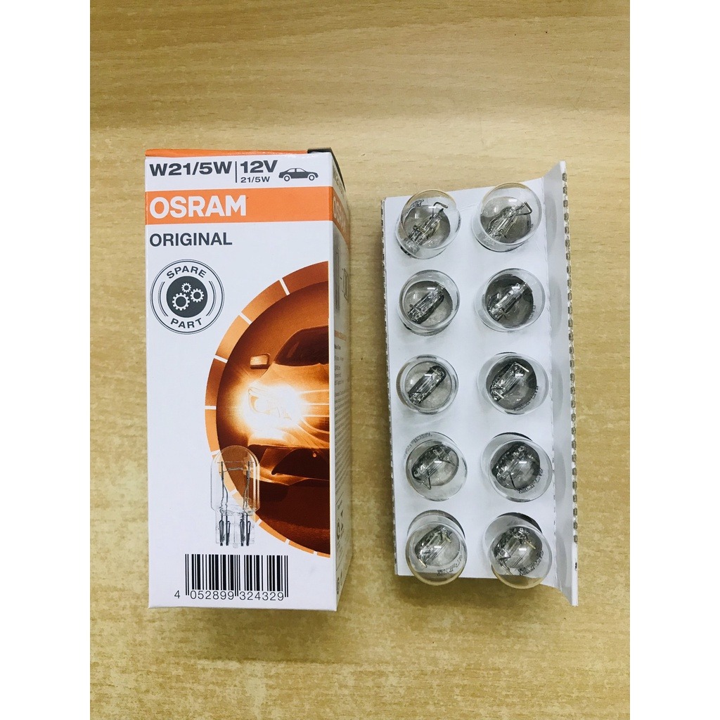 Bóng đèn hậu Osram chân cắm 2 tóc W21/5W 12V 