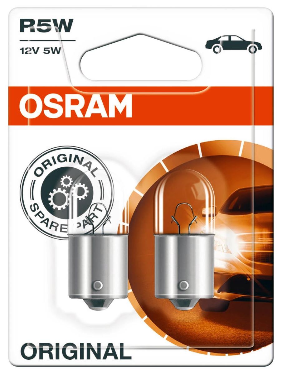 Bóng đèn xi nhan Osram R5W, R10W 12V, 24V