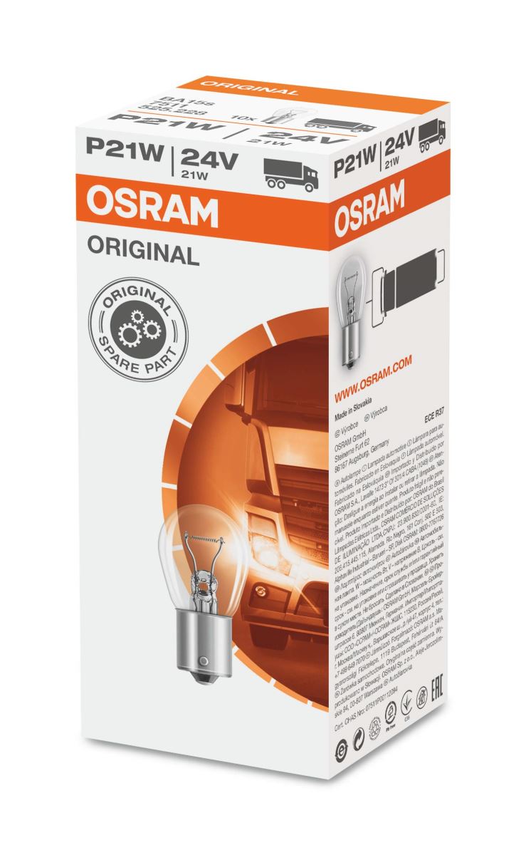 Bóng Đèn Sau 1 Tim OSRAM Original P 21W