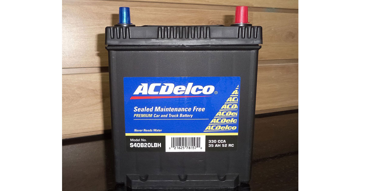 Ắc quy Acdelco 35AH S40B20LBH (+ phải)