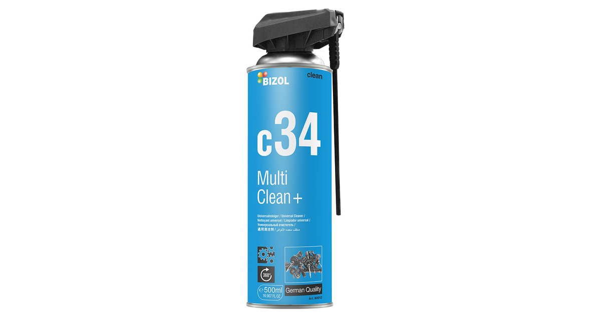 Chất xịt làm sạch thông dụng Bizol C34 (kim loại, nhựa)