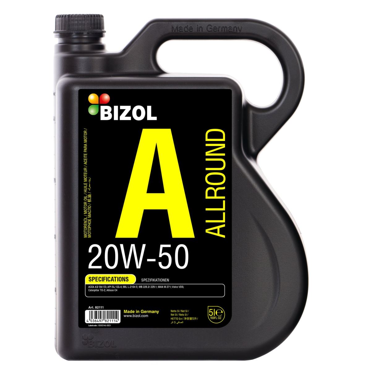 Dầu động cơ BIZOL Allround 20W-50