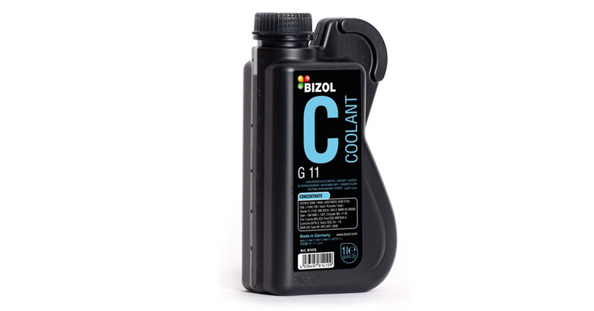 Nước làm mát xanh Bizol G11 can 5 lít đậm đặc