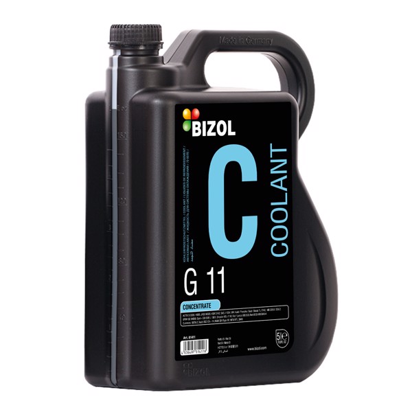 Nước làm mát xanh Bizol G11 can 5 lít đậm đặc