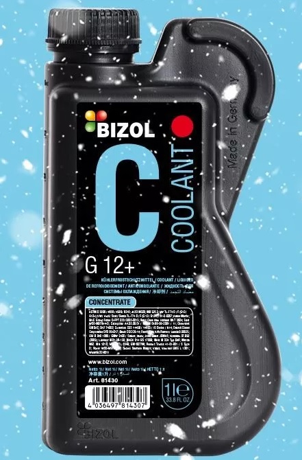 Nước làm mát Bizol đỏ G12+ (-40)  ( Can 1 lít ) 