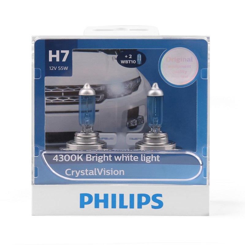 Bóng đèn Philips Crystal Vision H7 4300K