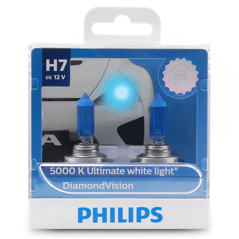 Bóng đèn Philips Diamond Vision H7 5000K