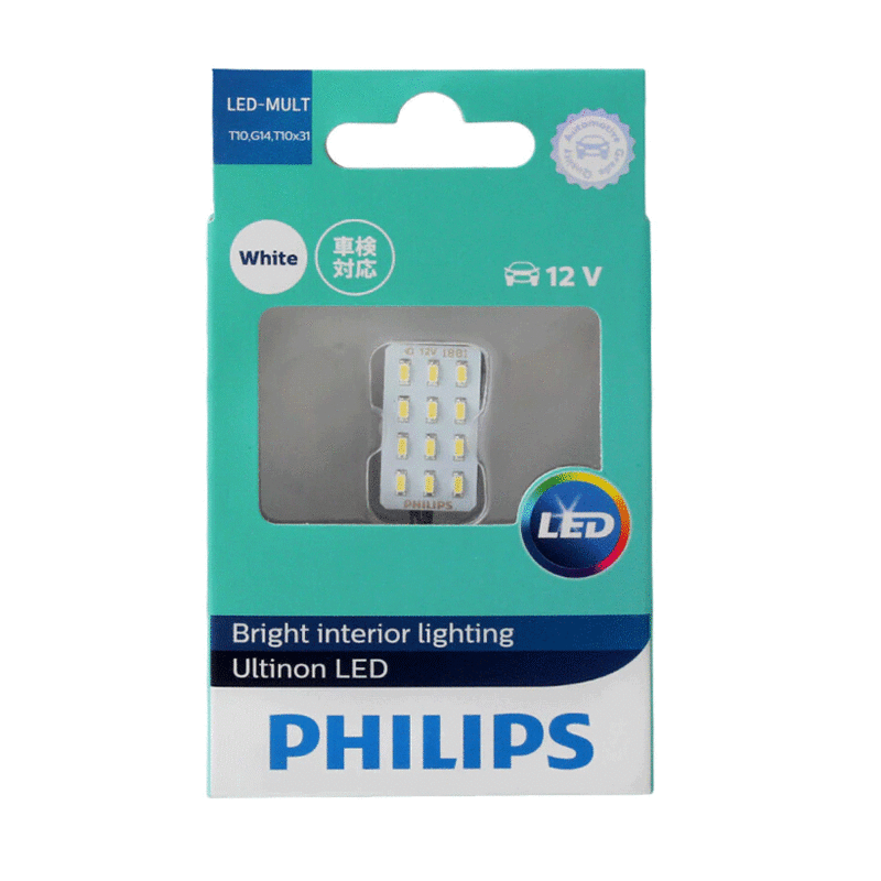 Bóng đèn Philips Ultinon LED-Mult T10 G14 6000K