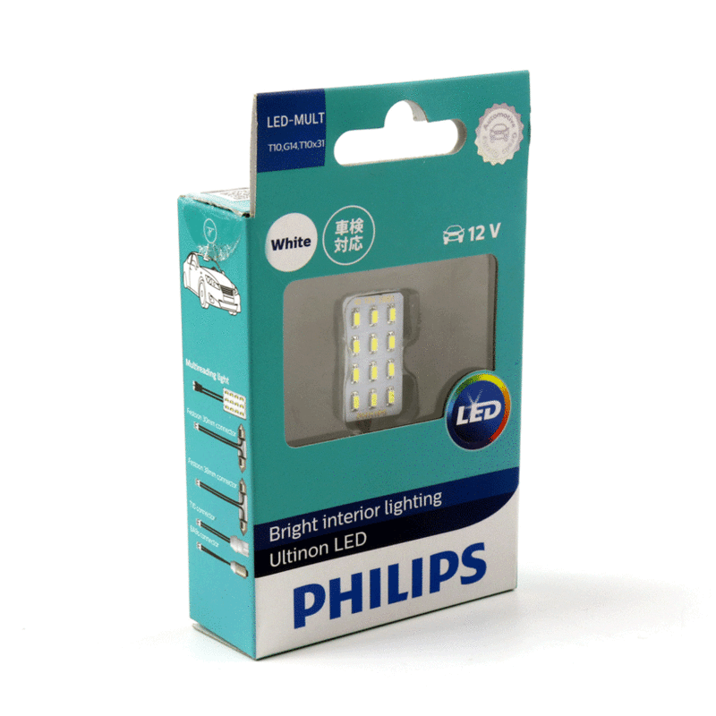Bóng đèn Philips Ultinon LED-Mult T10 G14 6000K