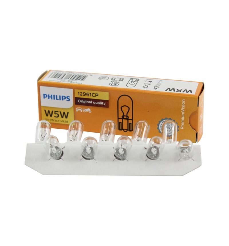 Bóng đèn lăng téc Philips Premium Vision W5W 69509073