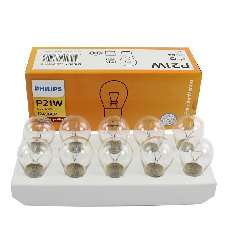 Bóng đèn phanh Philips Premium Vision P21W 77309873