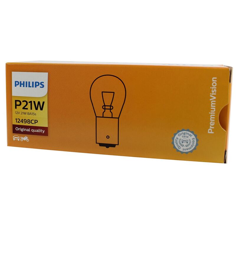 Bóng đèn phanh Philips Premium Vision P21W 77309873