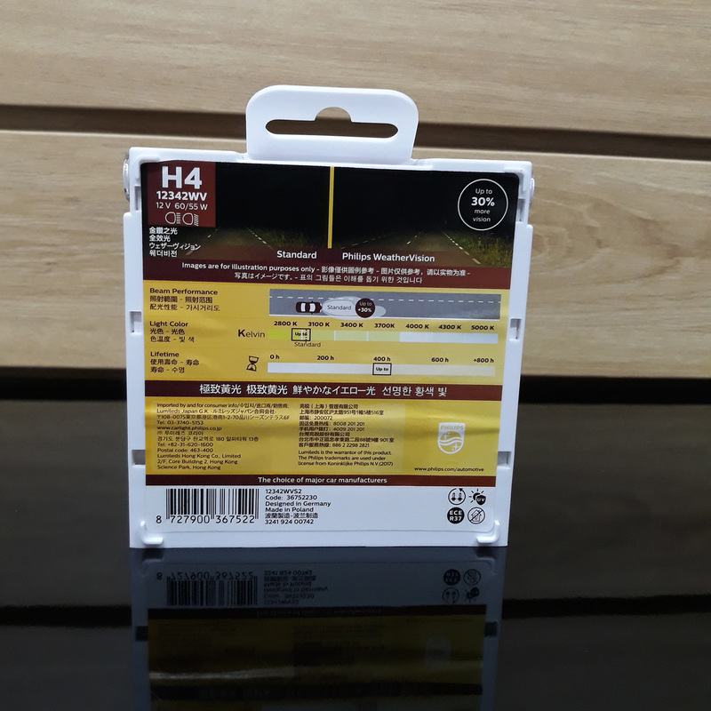 Bóng đèn Philips Weather Vision H4