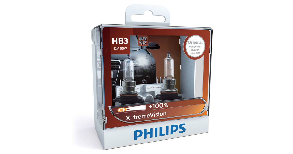 Bóng đèn Philips X-treme Vision HB3 +100%