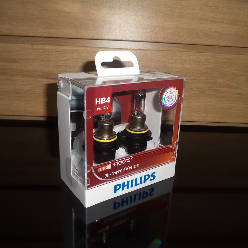 Bóng đèn Philips X-treme Vision HB4 +100%