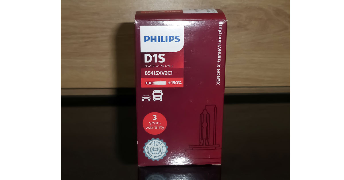 Bóng đèn Philips Xenon X-tremeVision plus D1S 4800K +150%