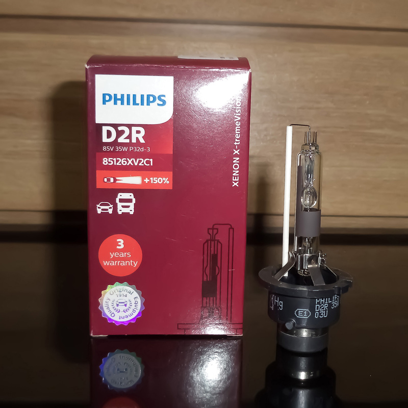 Bóng đèn Philips Xenon X-tremeVision plus D2R 4800K +150%