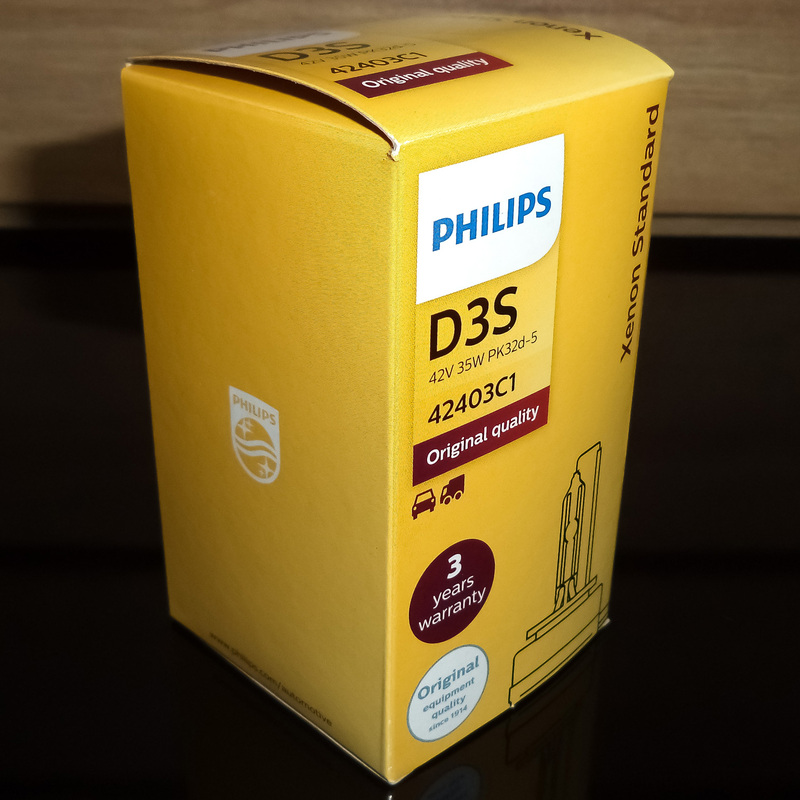 Bóng đèn Philips Xenon Standard D3S 4200K