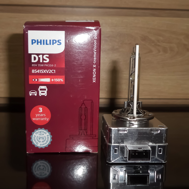 Bóng đèn Philips Xenon X-tremeVision plus D1S 4800K +150%