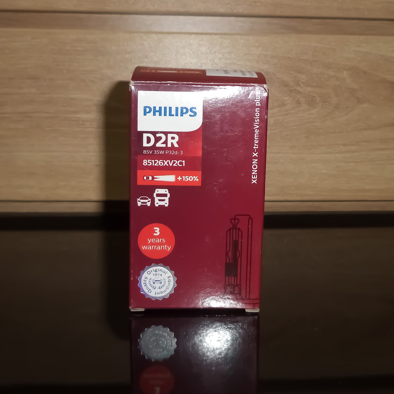 Bóng đèn Philips Xenon X-tremeVision plus D2R 4800K +150%