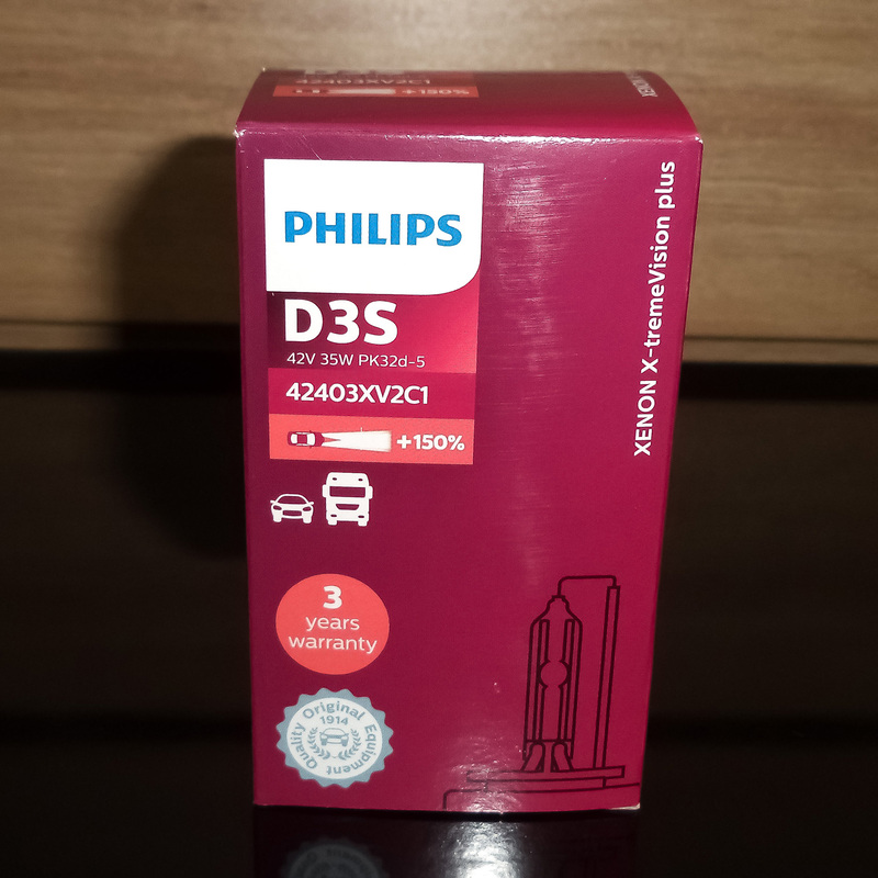 Bóng đèn Philips Xenon X-tremeVision Plus D3S 4800K +150%