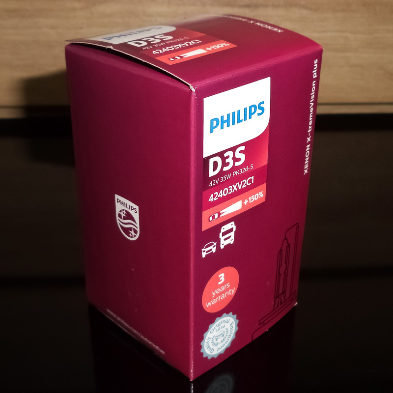 Bóng đèn Philips Xenon X-tremeVision Plus D3S 4800K +150%