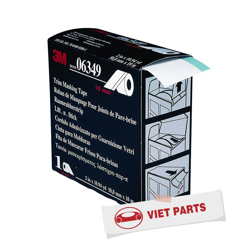 Băng Keo Che Chắn Gioăng Kính 10MM