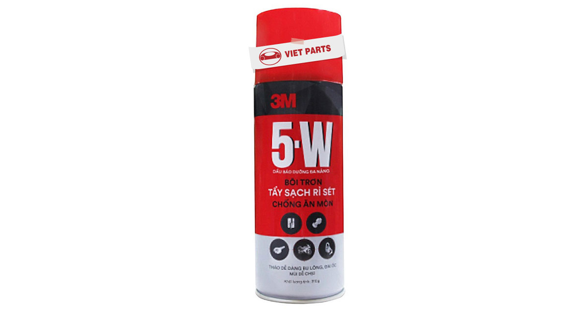 Chai xịt tẩy rửa, bôi trơn và chống rỉ sét 5W-3M