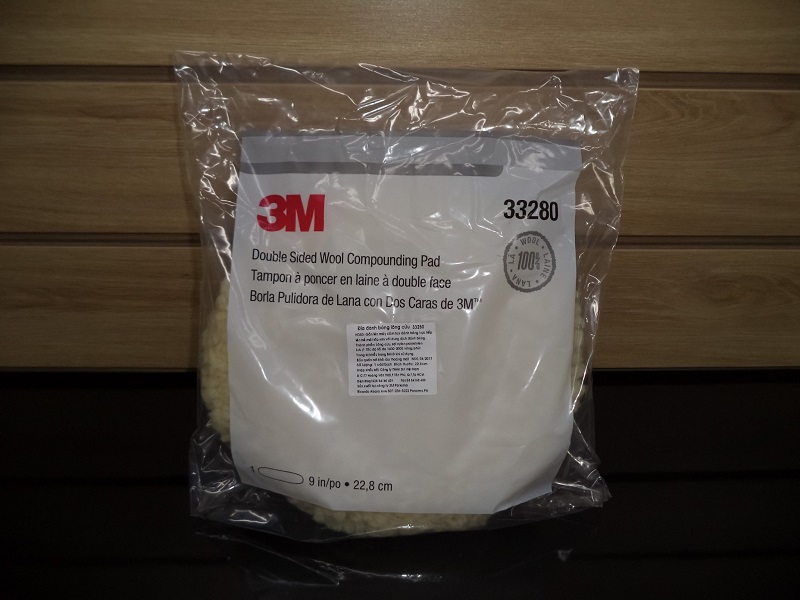 Phớt (bánh) lông cừu 2 mặt 9 inch 3M 33280