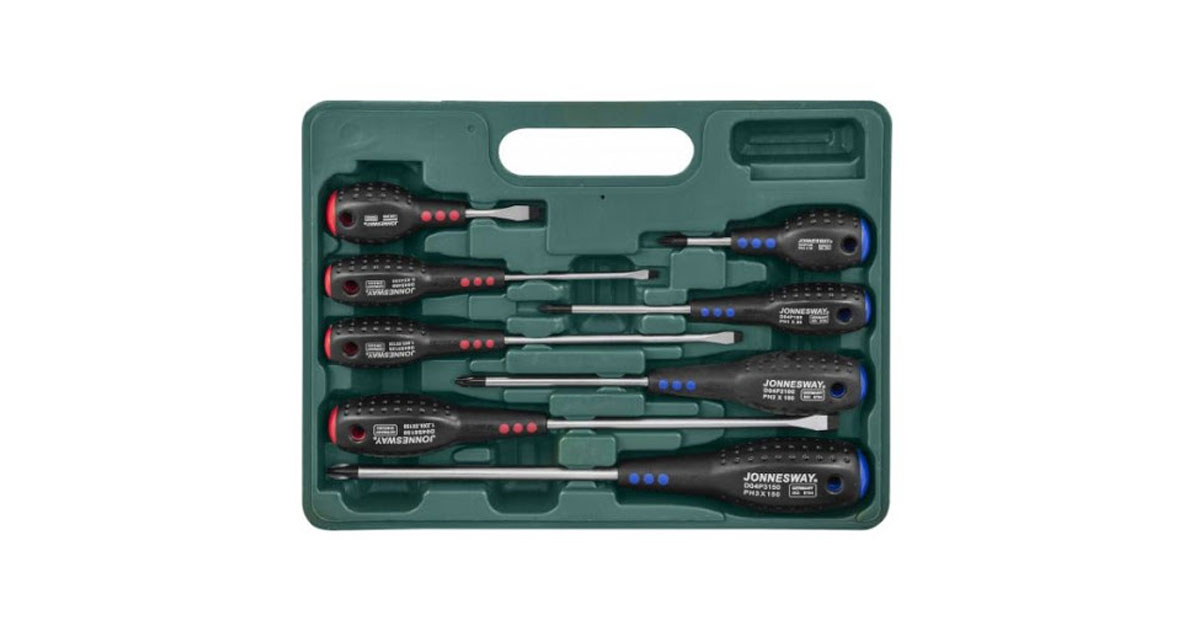 Bộ 8 tô vít 2 cạnh và 4 cạnh số 1