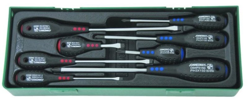 Bộ 8 tô vít 2 cạnh và 4 cạnh  số 2