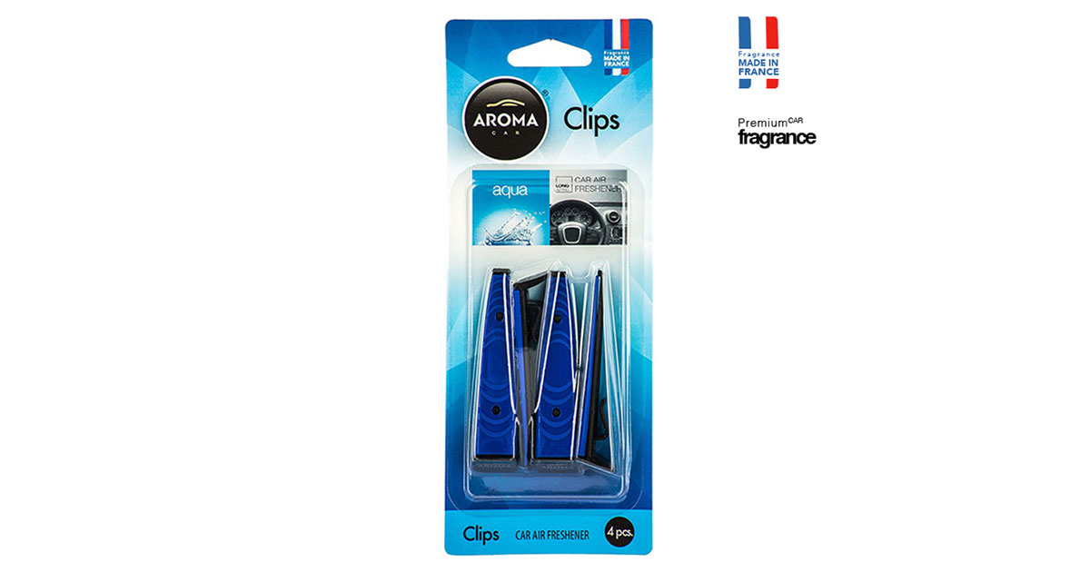 Nước hoa thanh gài cửa gió Aroma Car Clips - Black