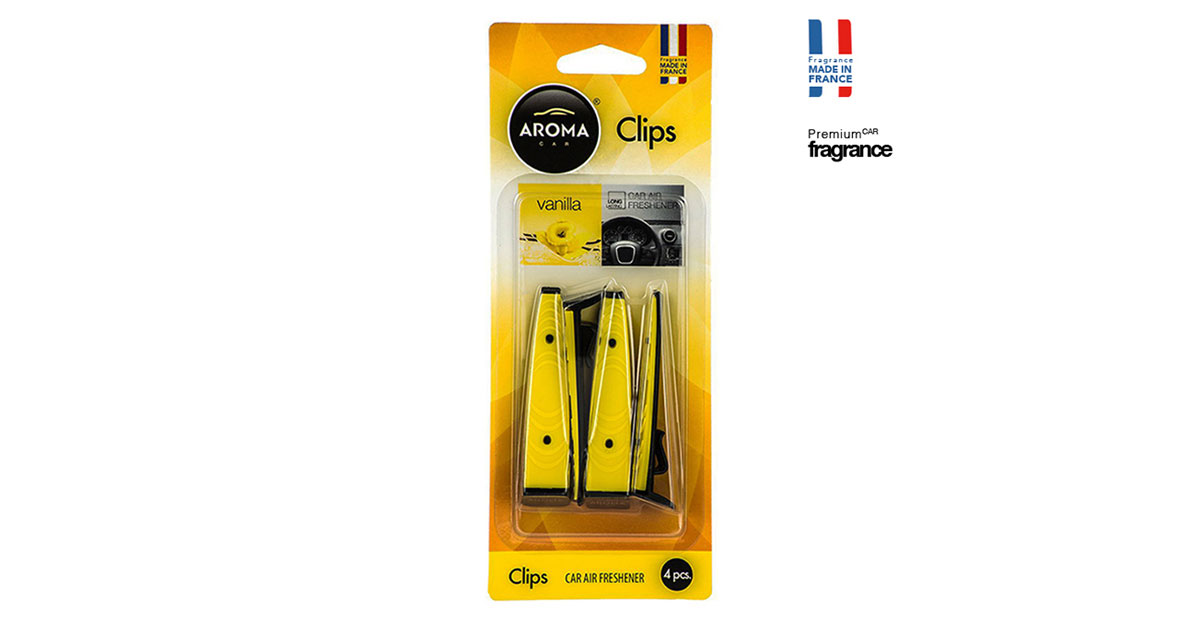 Nước hoa thanh gài cửa gió Aroma Car Clips - Vanilla