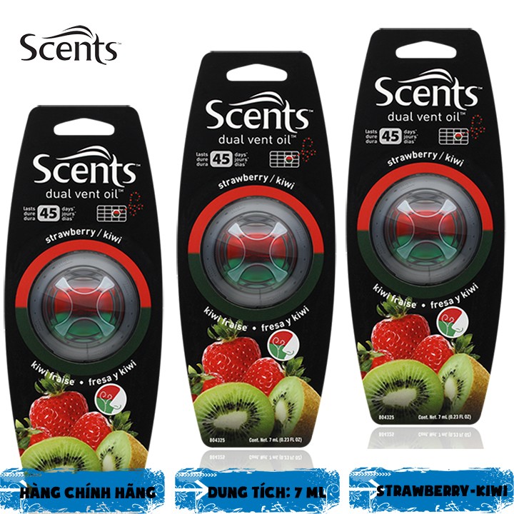 Nước hoa gài cửa gió Scents 1-pack vent oil - strawberry/kiwi