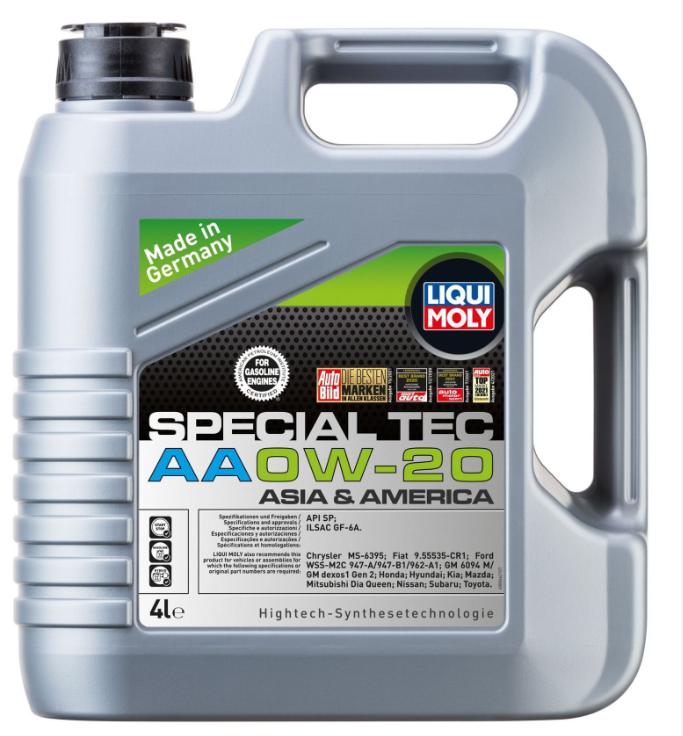 Dầu động cơ Liqui Moly Special Tec AA 0W-20 T4
