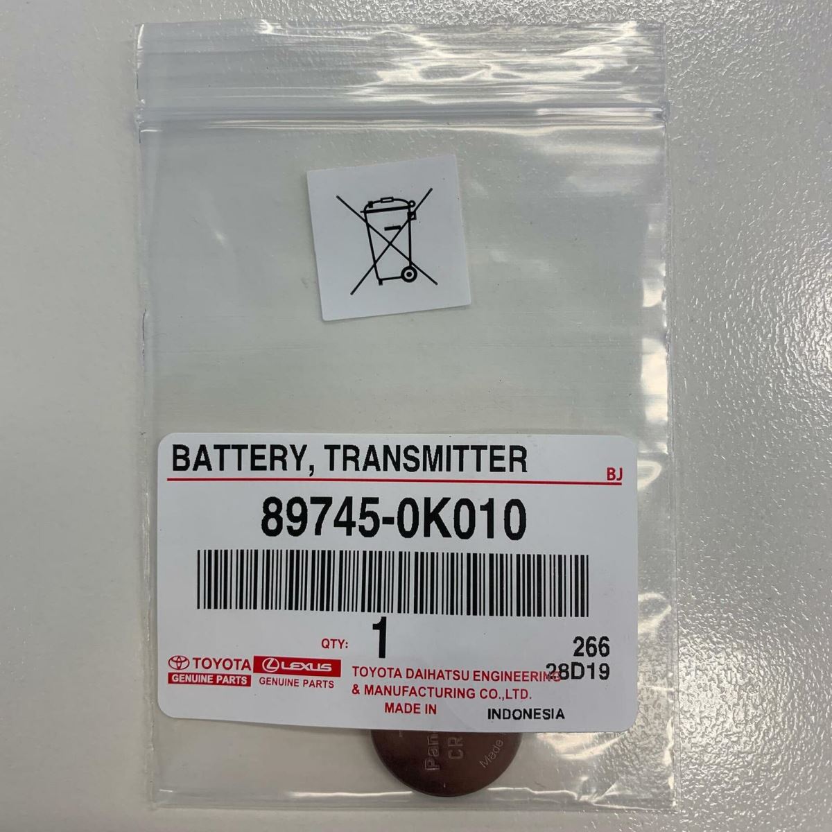 Pin hệ thống điều khiển Toyota