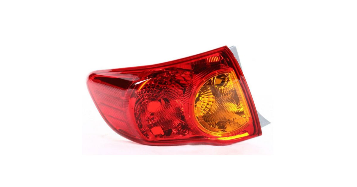 Đèn hậu ngoài trái Corolla 2008 (nk) ko led