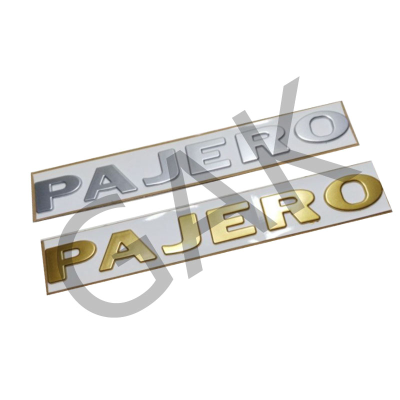 Chữ Pajero tai xe Mitsubishi Pajero V32