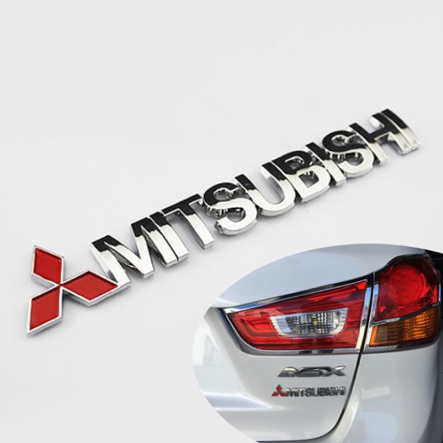 chữ Mitsubishi cửa hậu Mitsubishi Jolie