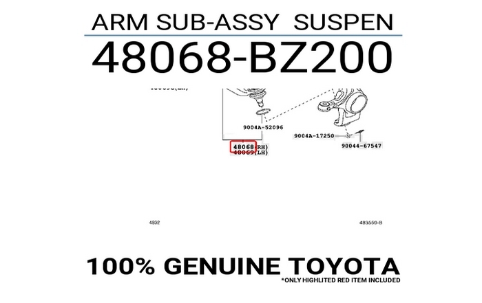 Càng chữ A dưới trước bên phải Toyota Avanza 2019