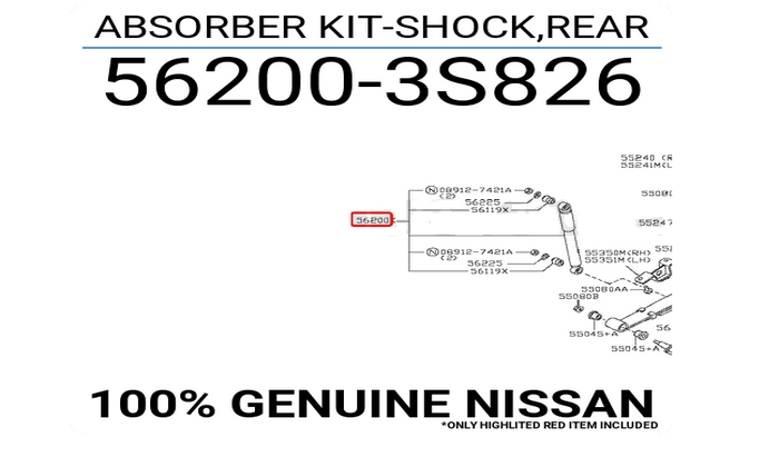 Giảm xóc sau Nissan Urvan E24