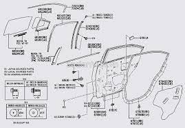 Kính cánh cửa sau phải Toyota Innova