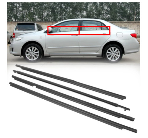 Nẹp chân kính cánh cửa Toyota Corolla AE92
