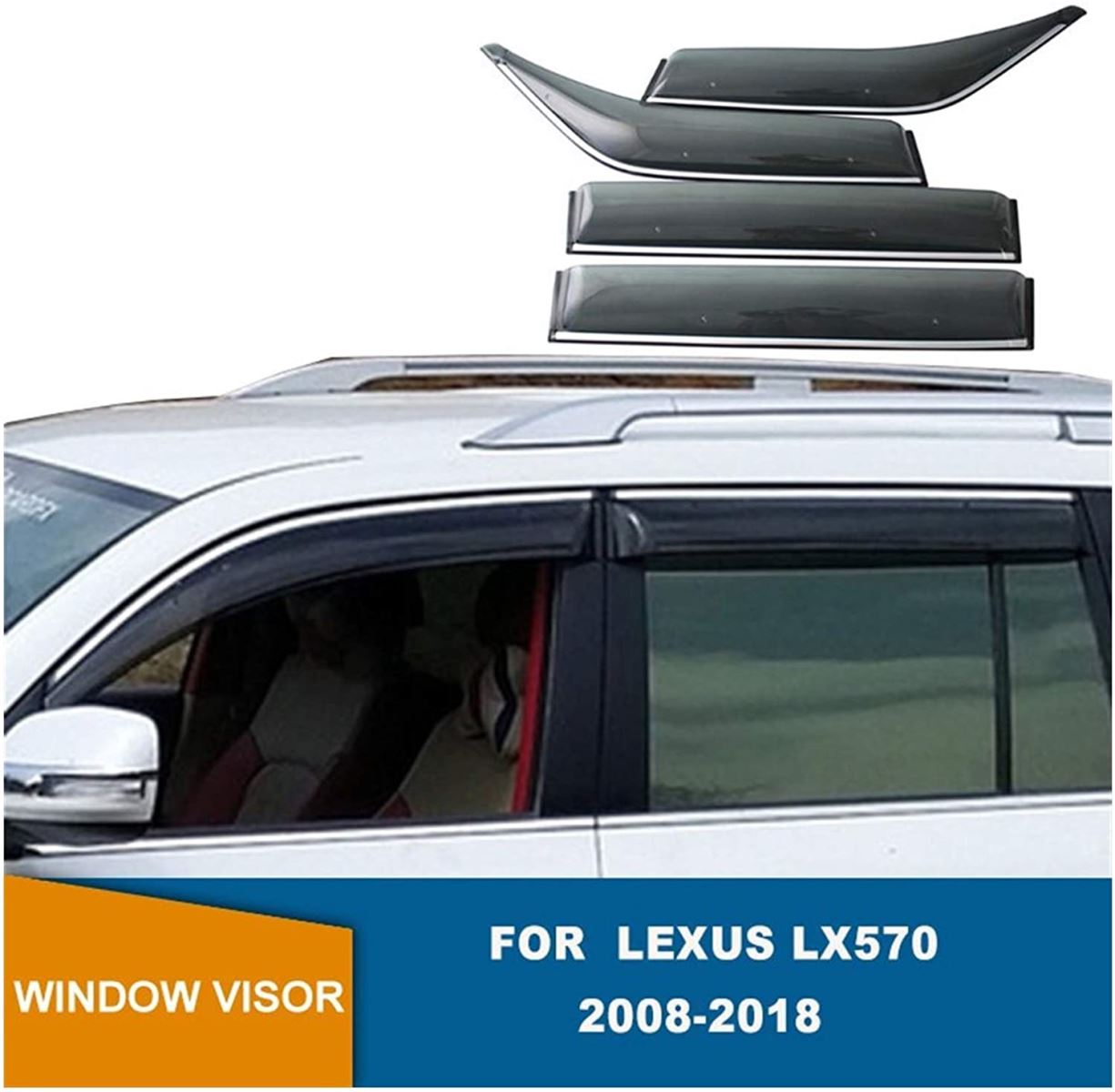 Nẹp chân kính cánh cửa trước trên Lexus LX570